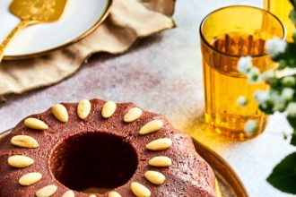 Χαλβάς δίχρωμος με σοκολάτα και εσπεριδοειδή