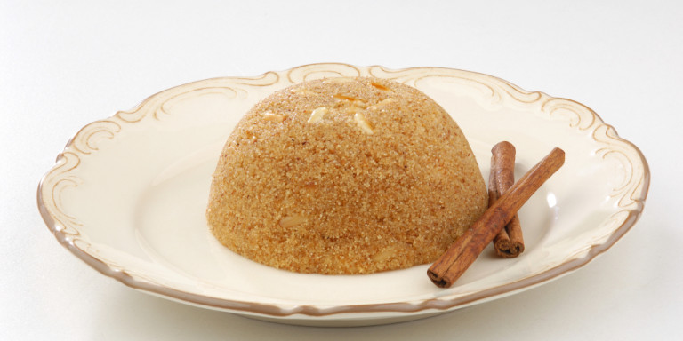 Πεντανόστιμος σιμιγδαλένιος χαλβάς sugarfree για την Καθαρά Δευτέρα