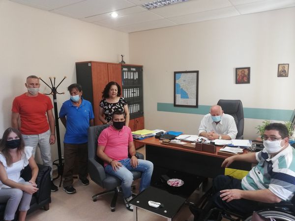 Συνάντηση με τον Διοικητή του Νοσοκομείου Πύργου και αντιπροσωπείας της Περιφερειακής Ομοσπονδίας ΑμεΑ Δυτ. Ελλάδας και Νοτίων Ιονίων νήσων