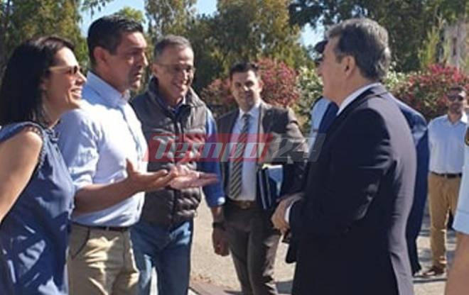 Υποδοχή Χρυσοχοΐδη από την Διοίκηση του ΠΕΑΚ Πατρών - ΦΩΤΟ