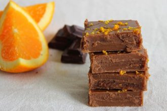 Φοντάν σοκολάτας με πορτοκάλι