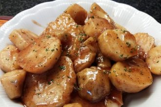 Ζαχαρωμένες γλυκοπατάτες