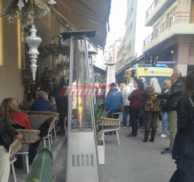 Πάτρα: Γυναίκα κατέρρευσε μέσα σε καφετέρια - Μεταφέρθηκε στο νοσοκομείο σε κρίσιμη κατάσταση (ΦΩΤΟ)