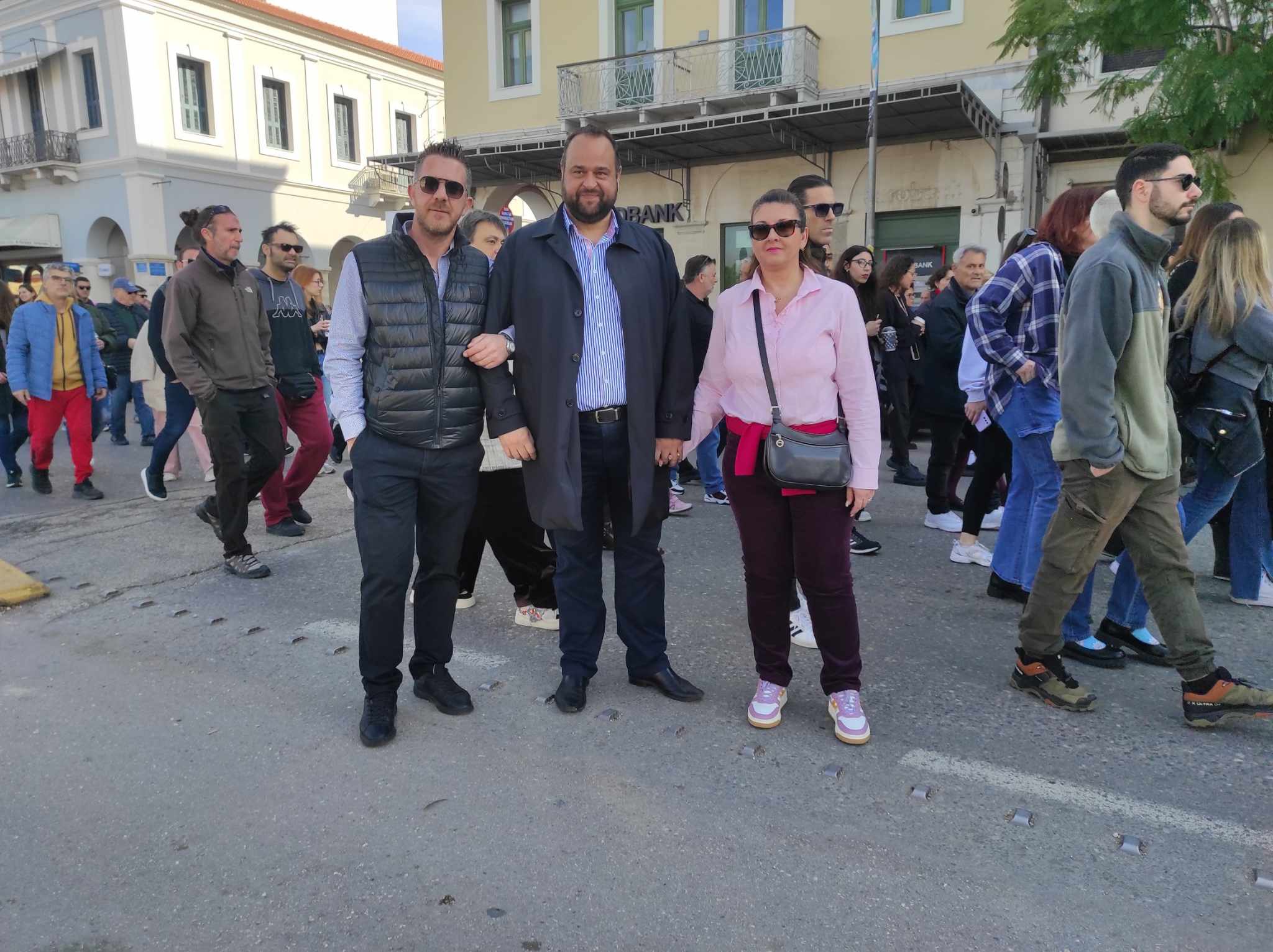 Ο Βασίλης Αϊβαλής στην συγκλονιστική συγκέντρωση για τα Τέμπη