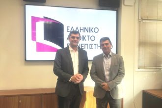 Συνάντηση του Πρύτανη του ΕΑΠ, Καθηγητή Μανώλη Κουτούζη με τον πολιτευτή Ανδρέα Τσώκο