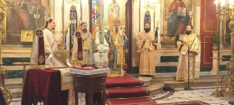Η εορτή του Οσιομάρτυρος Παύλου του Πατρέως στην Ιερά Μητρόπολη Πατρών