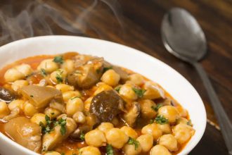 Στιφάδο με μανιτάρια portobello