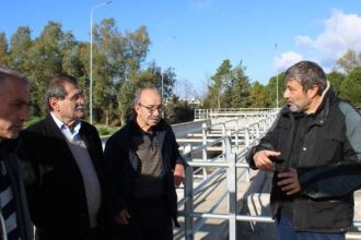 Το νέο έργο επέκτασης της γραμμής επεξεργασίας λυμάτων στο βιολογικό επισκέφθηκε ο Δήμαρχος Πατρέων