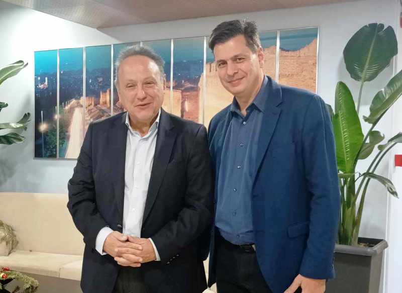 Συνάντηση Πέτρου Ψωμά με τον Δήμαρχο Θεσσαλονίκης