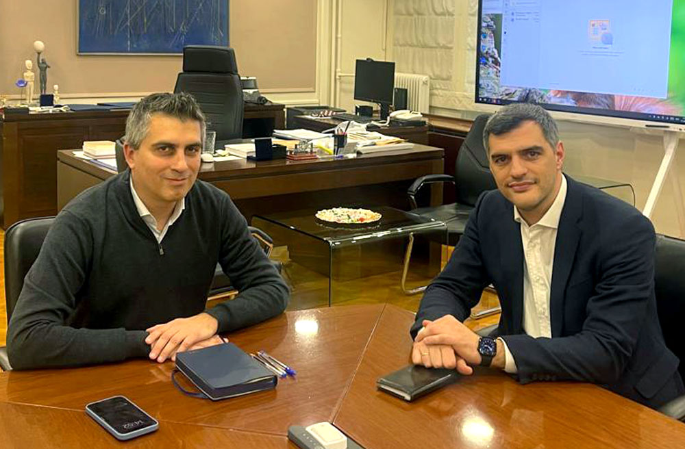 Ανδρέας Tσώκος: Συνάντηση με τον Υφυπουργό Οικονομίας Χρήστο Δήμα