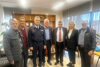 Εθιμοτυπική επίσκεψη της Ένωσης Συνταξιούχων Αστυνομίας Πόλεων και ΕΛ.ΑΣ. «Ο Άγιος Μηνάς»