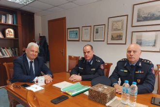 Συνάντηση Ζαΐμη με το νέο Περιφερειακό Διοικητή Πυροσβεστικών Υπηρεσιών Δυτικής Ελλάδος