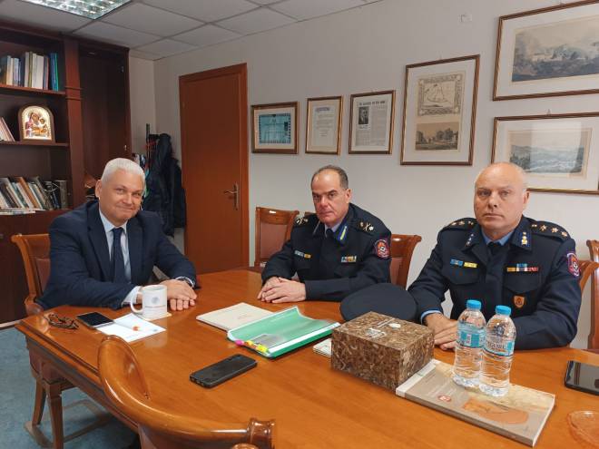 Συνάντηση Ζαΐμη με το νέο Περιφερειακό Διοικητή Πυροσβεστικών Υπηρεσιών Δυτικής Ελλάδος