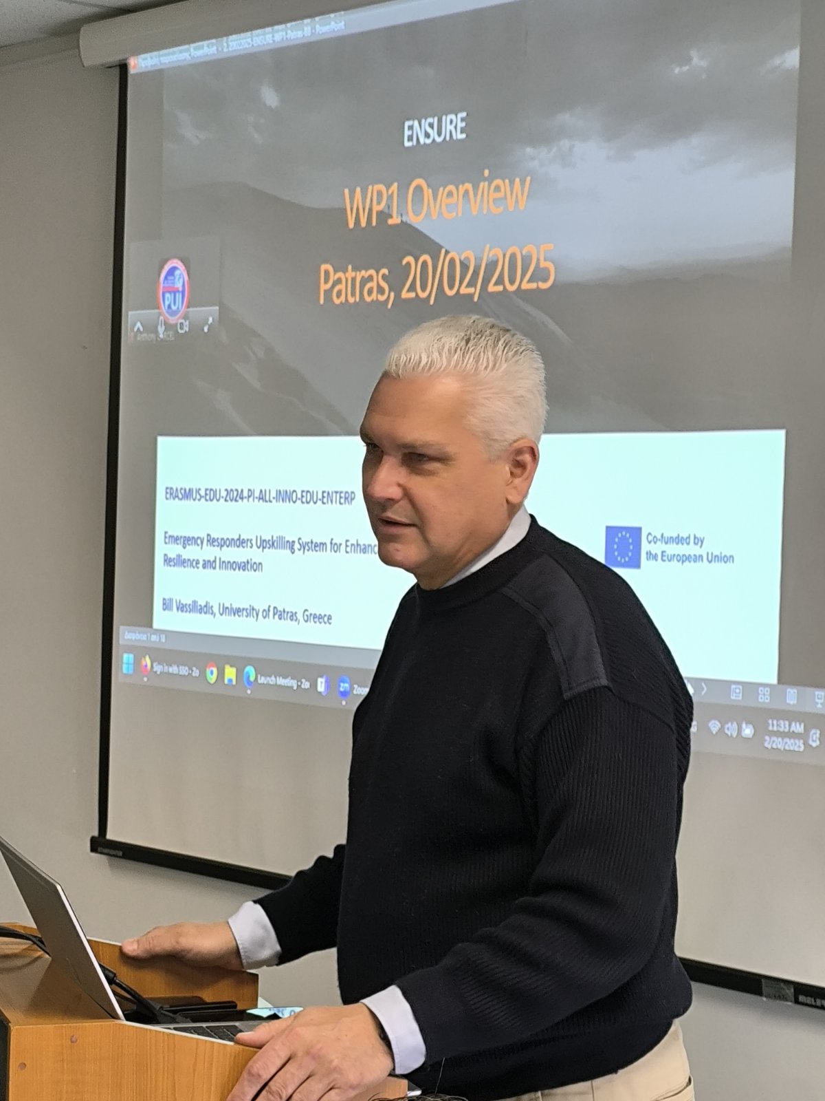 ENSURE: Ο Φωκίων Ζαΐμης στη συνάντηση για την αντιμετώπιση ακραίων καιρικών φαινομένων