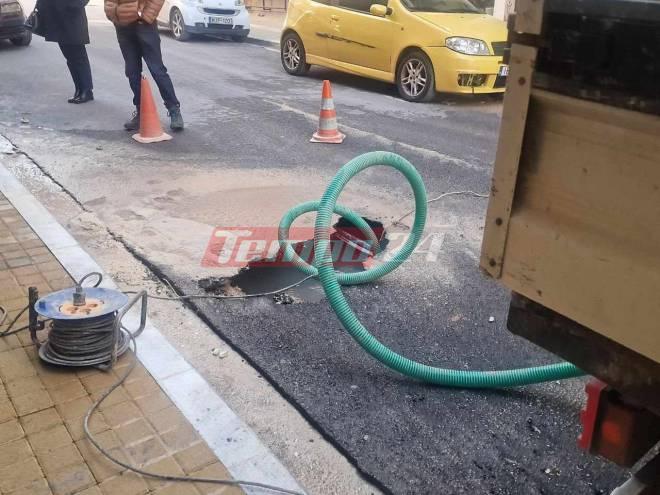 Πάτρα: Γιατί ...στέγνωσαν από νερό περιοχές τα ξημερώματα - ΦΩΤΟ