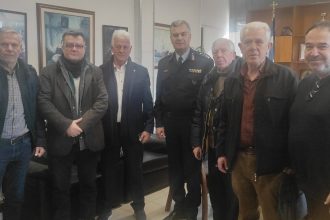 Πάτρα: Επίσκεψη των Αποστράτων της ΕΛ.ΑΣ. και πρώην Χωροφυλακής, στην Ερμού