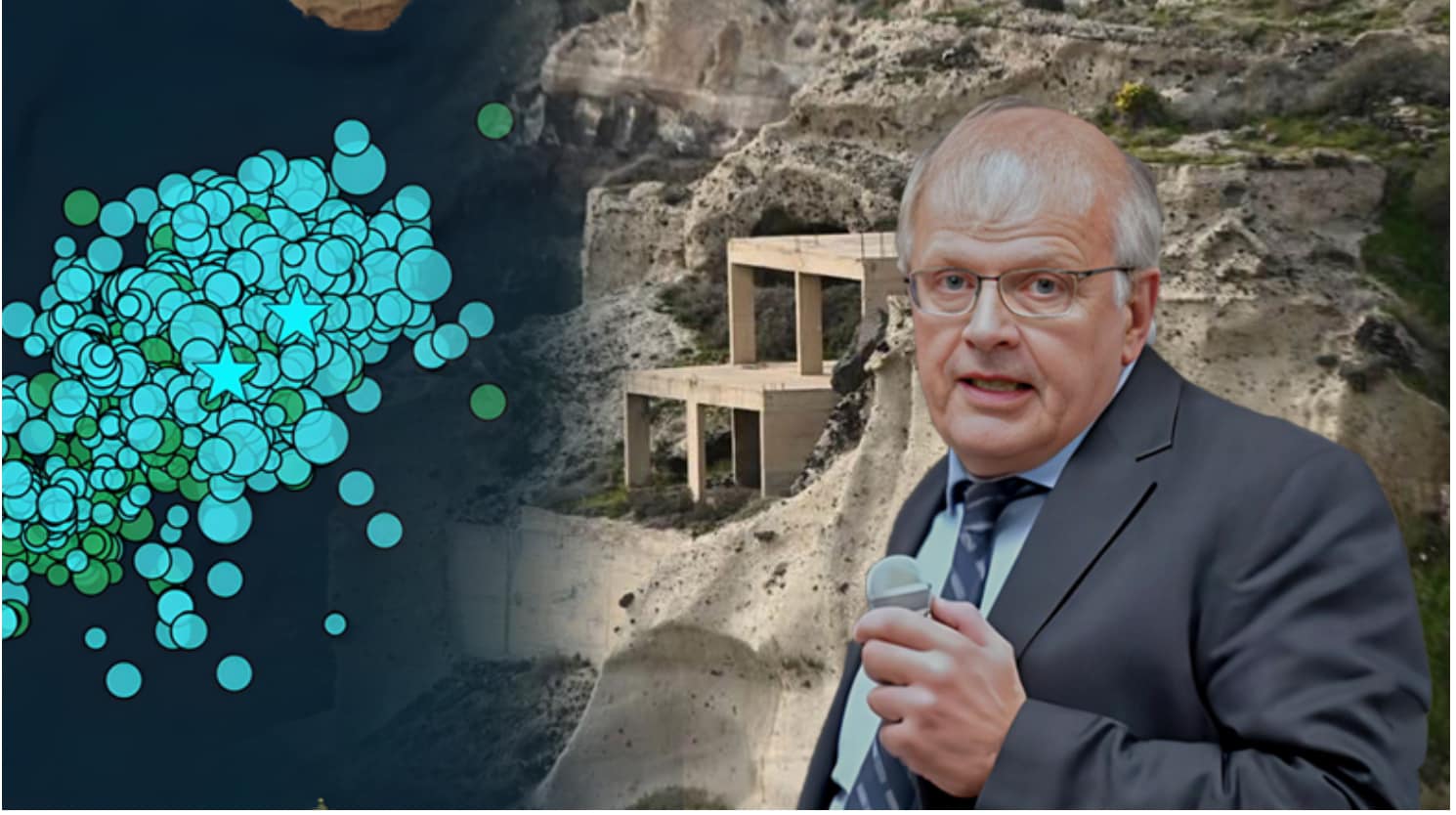 Τσελέντης για σεισμούς σε Σαντορίνη: Πόσα "παραμύθια" θα ακούσουμε ακόμη; - Προσεισμικές οι δονήσεις