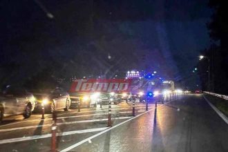 Πατρών - Πύργου: Τροχαίο με εμπλοκή φορτηγού και ΙΧ (ΦΩΤΟ)