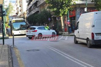 Πάτρα: Τροχαίο στην Κανακάρη - ΦΩΤΟ