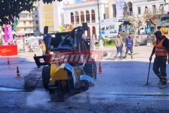 Πάτρα: Κυκλοφοριακό χάος στο κέντρο προκαλούν έργα τοποθέτησης οπτικών ινών - ΦΩΤΟ