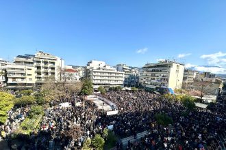 Πρωτοφανής συγκέντρωση για τα Τέμπη στο Αγρίνιο - ΦΩΤΟ