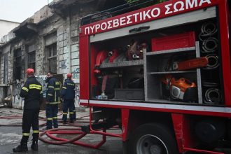 Φωτιά σε υποσταθμό του ΔΕΔΔΗΕ στο κέντρο της Αθήνας