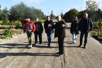 Πάτρα: Επίσκεψη Πελετίδη στα έργα των Βραχνεΐκων