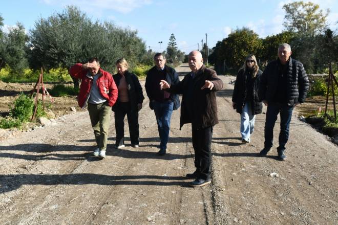 Πάτρα: Επίσκεψη Πελετίδη στα έργα των Βραχνεΐκων