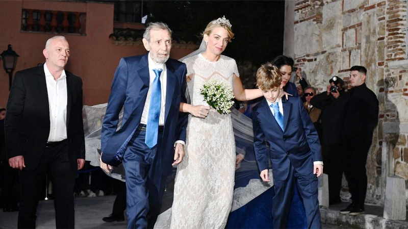 LIVE ο γάμος Νικόλαου Ντε Γκρες - Χρυσής Βαρδινογιάννη