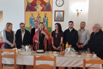 Οι Γορτύνιοι της Πάτρας έκοψαν την πρωτοχρονιάτικης πίτας τους