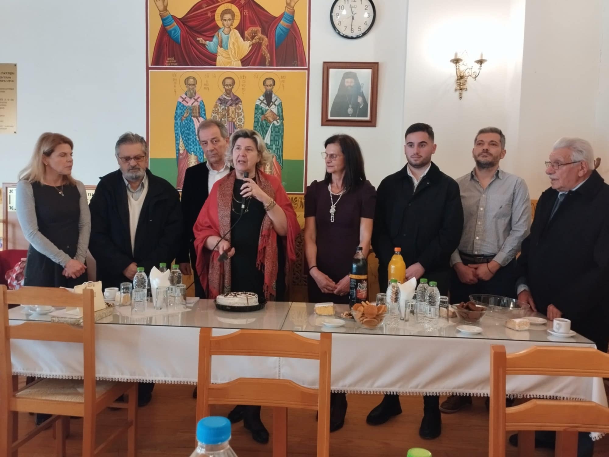 Οι Γορτύνιοι της Πάτρας έκοψαν την πρωτοχρονιάτικης πίτας τους