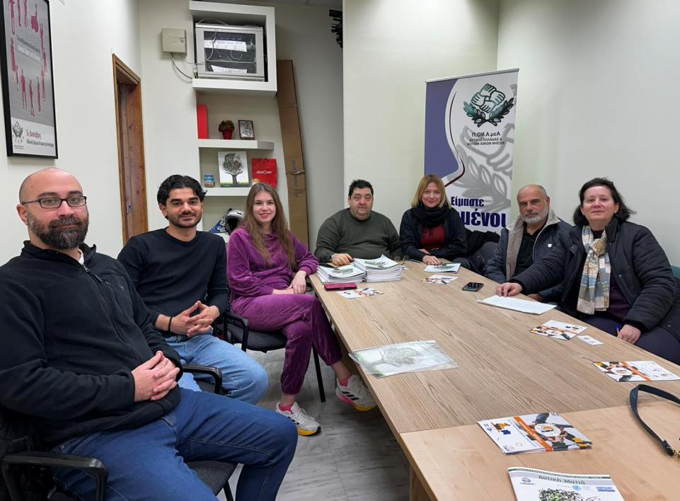 Περιφερειακή Ομοσπονδία Ατόμων με Αναπηρία: Συνάντηση με στελέχη του Εξειδικευμένου Γραφείου Υποστηριζόμενης Απασχόλησης του ΚοιΣΠΕ «Φάρος»