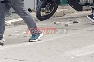 Πάτρα: Έπεσε μάρμαρο από μπαλκόνι και παραλίγο να κινδυνεύσει άνθρωπος (ΦΩΤΟ)