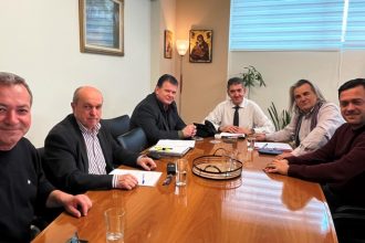 Συνάντηση του Δημάρχου Δυτικής Αχαΐας με αντιπροσωπεία του ΣΕΠΕ