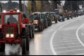 Μηχανοκίνητη πορεία αγροτών τη Δευτέρα