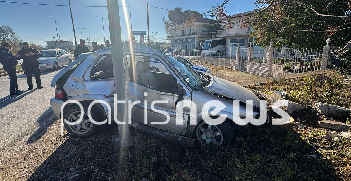 Σοβαρό τροχαίο στον Πύργο – Σε κρίσιμη κατάσταση ο οδηγός ΒΙΝΤΕΟ