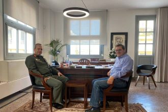 Ο νέος Διοικητής του ΚΕΤχ στο Δημαρχείο