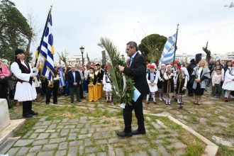 Η Δημοτική Αρχή της Πάτρας στις επετειακές εκδηλώσεις για την 25η Μαρτίου