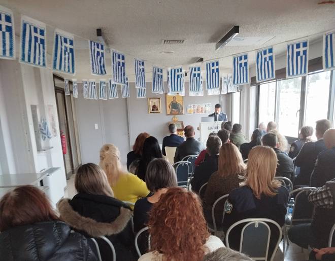 Πάτρα - ΕΛ.ΑΣ: Εκφώνηση πανηγυρικού για την Εθνική Επέτειο της 25ης Μαρτίου