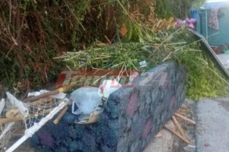 Έκκληση από τον Δήμο Πατρέων: "Μην ρίχνετε οπουδήποτε κλαδιά και ογκώδη αντικείμενα"