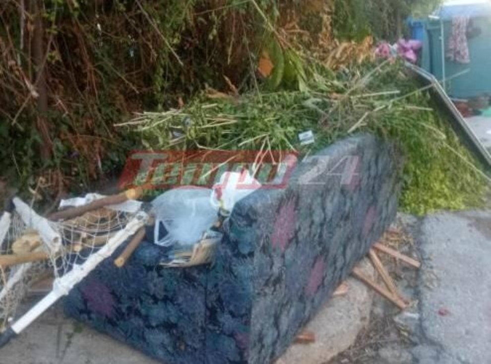 Έκκληση από τον Δήμο Πατρέων: "Μην ρίχνετε οπουδήποτε κλαδιά και ογκώδη αντικείμενα"