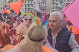 Ο Φωκίων Ζαΐμης σε καρναβαλικό κέφι