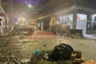 Πάτρα: Οι σκούπες πήραν φωτιά... αμέσως μετά τη μεγάλη παρέλαση! (ΦΩΤΟ)