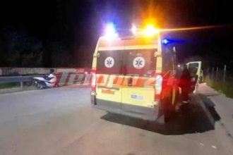 Πάτρα: Κι άλλο τροχαίο στη Βενιζέλου - Δικυκλιστής έπεσε στις μπάρες (ΦΩΤΟ)