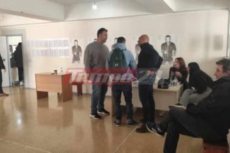 Πάτρα: Οι αστυνομικοί στις κάλπες - ΦΩΤΟ