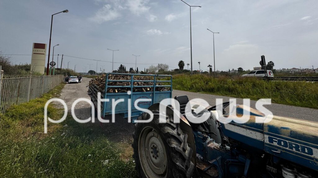 Τροχαίο με τρακτέρ στην Ε.Ο. Πύργου-Ολυμπίας - Τραυματίστηκε ο οδηγός