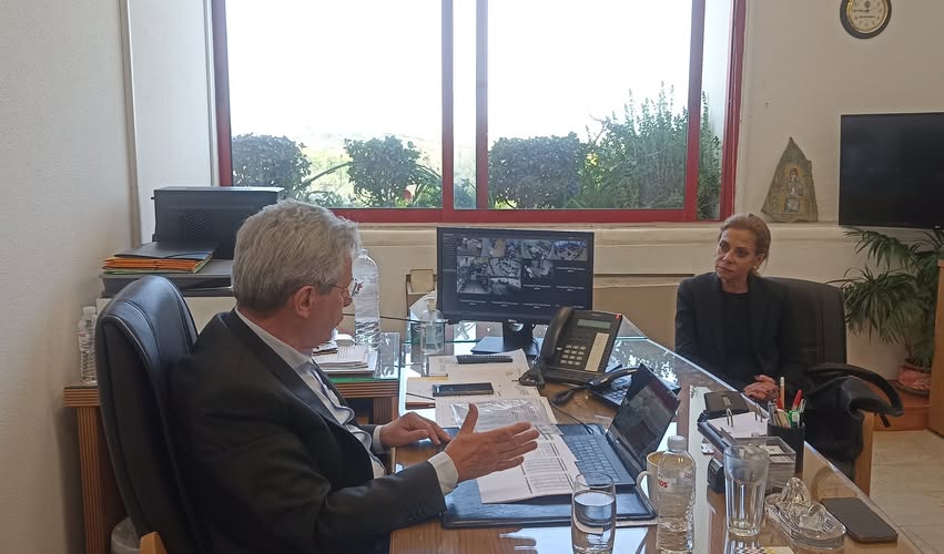 Επίσκεψη της Κατερίνας Σολωμού στην Παναιγιάλειο Ένωση Συνεταιρισμών