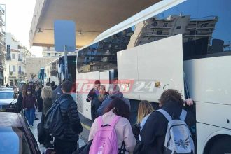 Πάτρα: Αναχωρούν οι επισκέπτες του Καρναβαλιού - Κάθε 5 λεπτά δρομολόγια στο Υπεραστικό ΚΤΕΛ (ΦΩΤΟ)