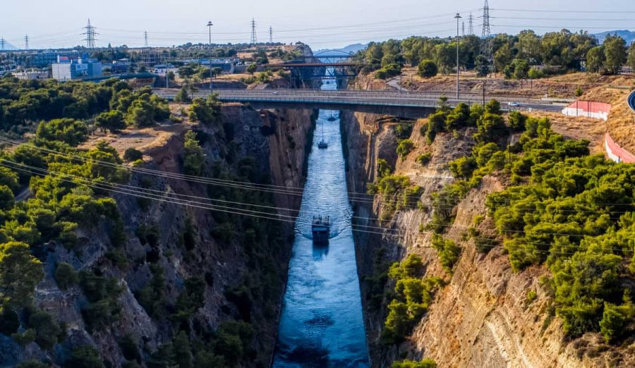 Διώρυγα Κορίνθου: Επαναλειτουργεί από το Σάββατο 8 Μαρτίου