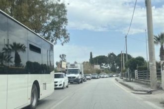 Κυκλοφοριακό χάος και σήμερα στην παλαιά εθνική Πατρών-Πύργου, λόγω έργων
